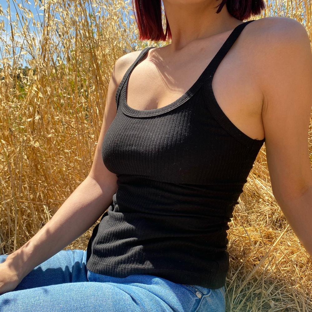 Cotton Ribbed Tank - Picture 6 of 6